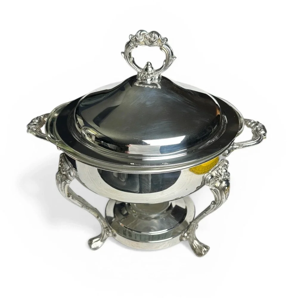 Pyrex vintage silver